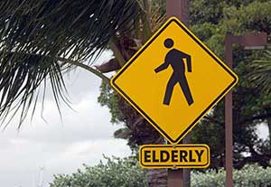Elderly People Sign for Healthcare Management